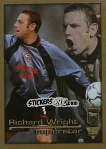 Figurina Superstar Richard Wright - Premier League Inglese 2000-2001 - Merlin