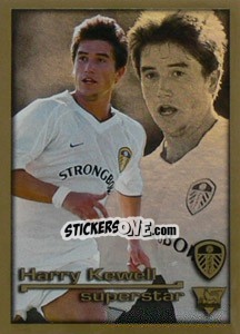 Figurina Superstar Harry Kewell - Premier League Inglese 2000-2001 - Merlin