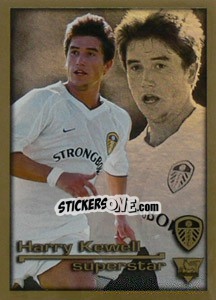 Sticker Superstar Harry Kewell - Premier League Inglese 2000-2001 n. 186R - Merlin
