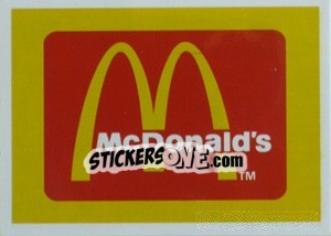 Sticker Macdonald's Logo - Premier League Inglese 2000-2001 - Merlin