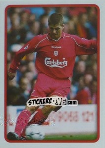 Figurina Steven Gerrard - Premier League Inglese 2000-2001 - Merlin