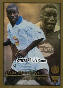 Sticker Superstar Ade Akinbiyi - Premier League Inglese 2000-2001 n. 212R - Merlin
