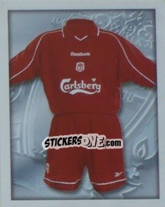 Sticker Home Kit - Premier League Inglese 2000-2001 - Merlin