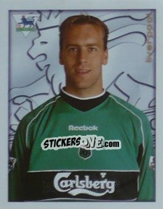 Cromo Sander Westerveld - Premier League Inglese 2000-2001 - Merlin