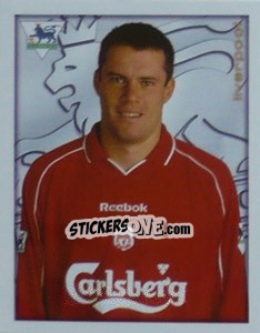 Sticker Jamie Carragher - Premier League Inglese 2000-2001 n. 238 - Merlin