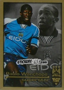 Sticker Superstar Paulo Wanchope - Premier League Inglese 2000-2001 n. 252R - Merlin