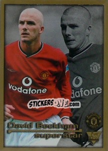 Sticker Superstar David Beckham - Premier League Inglese 2000-2001 n. 272R - Merlin