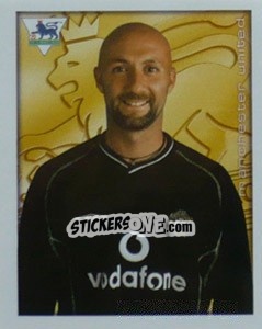 Sticker Fabien Barthez - Premier League Inglese 2000-2001 - Merlin