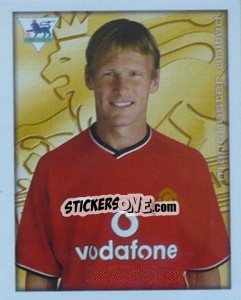 Cromo Teddy Sheringham - Premier League Inglese 2000-2001 - Merlin