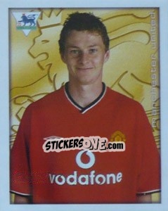 Sticker Ole Gunnar Solskjaer - Premier League Inglese 2000-2001 - Merlin