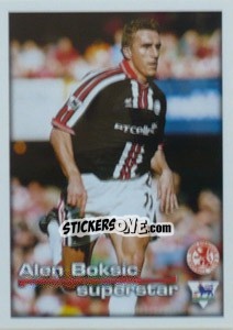 Sticker Superstar Alen Boksic - Premier League Inglese 2000-2001 n. 292 - Merlin