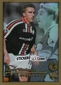 Cromo Superstar Alen Boksic - Premier League Inglese 2000-2001 - Merlin