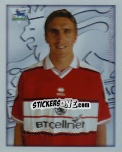 Cromo Alen Boksic - Premier League Inglese 2000-2001 - Merlin