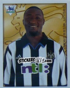 Sticker Lomana Lualua - Premier League Inglese 2000-2001 n. 325 - Merlin
