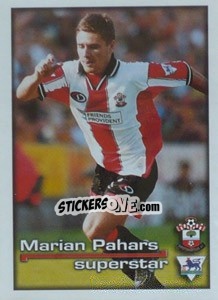Cromo Superstar Marian Pahars - Premier League Inglese 2000-2001 - Merlin