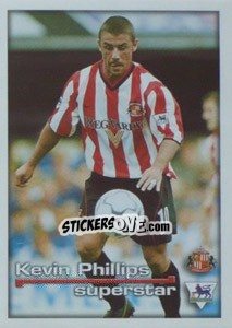 Sticker Superstar Kevin Phillips - Premier League Inglese 2000-2001 n. 352 - Merlin