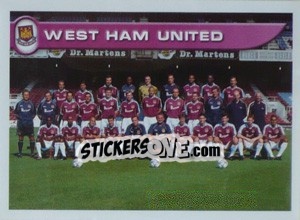 Sticker Team Photo - Premier League Inglese 2000-2001 - Merlin