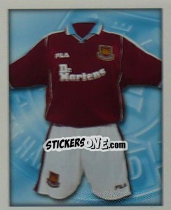 Sticker Home Kit - Premier League Inglese 2000-2001 n. 391 - Merlin