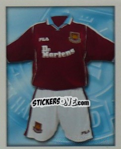 Sticker Home Kit - Premier League Inglese 2000-2001 - Merlin