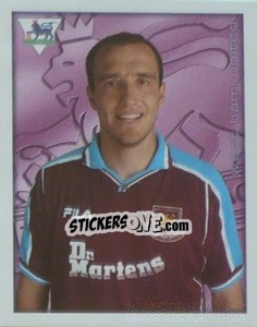 Sticker Javier Margas - Premier League Inglese 2000-2001 - Merlin