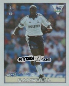 Figurina Sol Campbell - Premier League Inglese 2000-2001 - Merlin