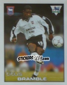 Figurina Titus Bramble - Premier League Inglese 2000-2001 - Merlin