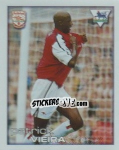 Sticker Patrick Vieira - Premier League Inglese 2000-2001 - Merlin