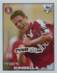 Figurina Mark Kinsella - Premier League Inglese 2000-2001 n. H - Merlin