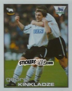 Figurina Georgi Kinkladze - Premier League Inglese 2000-2001 n. K - Merlin