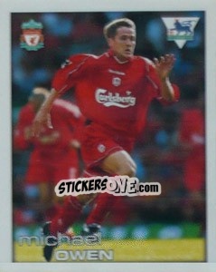 Sticker Michael Owen - Premier League Inglese 2000-2001 - Merlin
