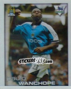 Sticker Paulo Wanchope - Premier League Inglese 2000-2001 n. Q - Merlin