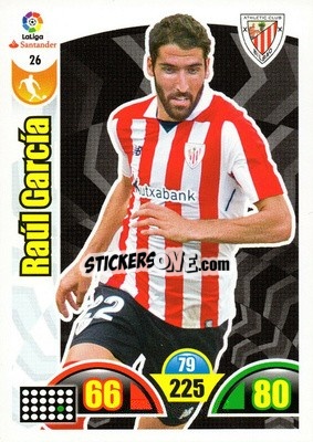 Sticker Raúl García - Liga Santander 2017-2018. Adrenalyn XL - Panini