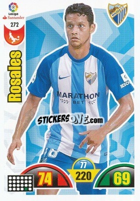 Sticker Rosales - Liga Santander 2017-2018. Adrenalyn XL n. 272 - Panini
