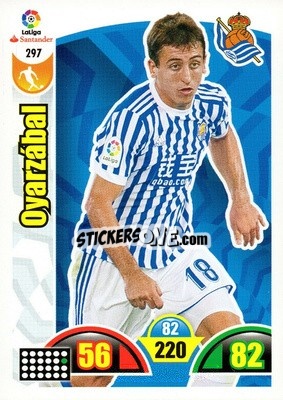 Cromo Oyarzábal - Liga Santander 2017-2018. Adrenalyn XL n. 297 - Panini