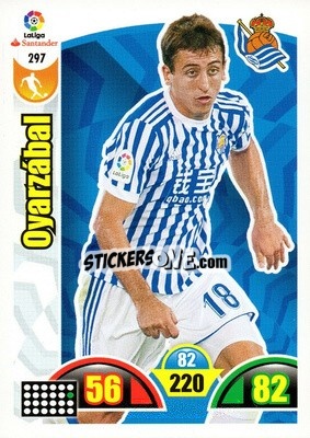 Sticker Oyarzábal - Liga Santander 2017-2018. Adrenalyn XL - Panini