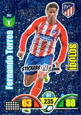 Sticker Fernando Torres - Liga Santander 2017-2018. Adrenalyn XL n. 365 - Panini