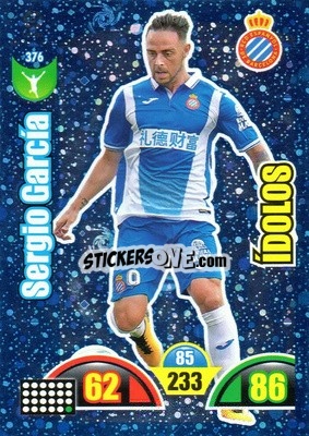 Sticker Sergio García - Liga Santander 2017-2018. Adrenalyn XL - Panini