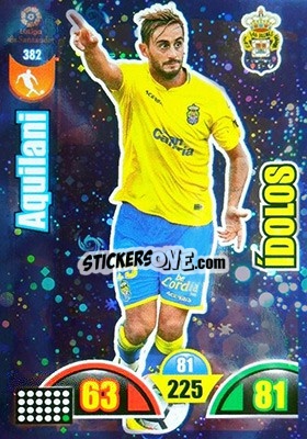 Sticker Aquilani - Liga Santander 2017-2018. Adrenalyn XL n. 382 - Panini