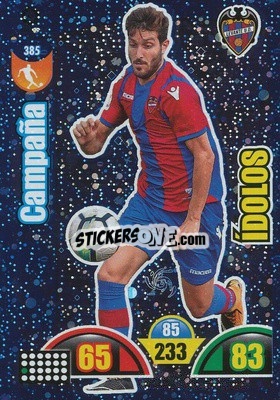 Sticker Campaña - Liga Santander 2017-2018. Adrenalyn XL n. 385 - Panini
