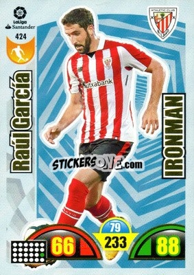 Sticker Raúl García - Liga Santander 2017-2018. Adrenalyn XL n. 424 - Panini
