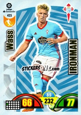 Cromo Wass - Liga Santander 2017-2018. Adrenalyn XL n. 425 - Panini