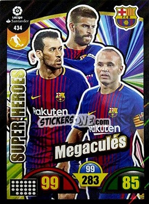 Figurina Megaculés - Liga Santander 2017-2018. Adrenalyn XL - Panini