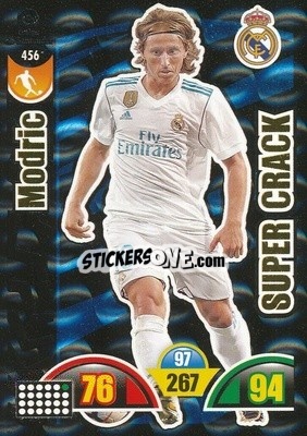 Sticker Modric - Liga Santander 2017-2018. Adrenalyn XL n. 456 - Panini