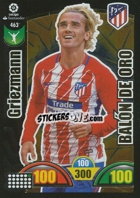 Sticker Griezmann - Liga Santander 2017-2018. Adrenalyn XL n. 463 - Panini
