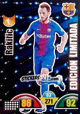 Sticker Rakitic - Liga Santander 2017-2018. Adrenalyn XL n. LE-IR - Panini