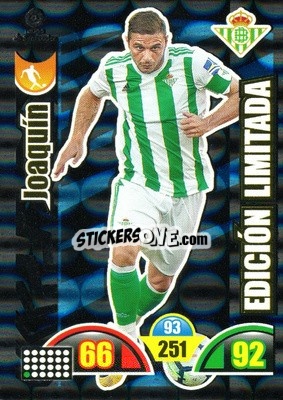 Sticker Joaquín - Liga Santander 2017-2018. Adrenalyn XL n. LE-JO - Panini