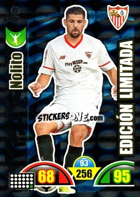 Sticker Nolito - Liga Santander 2017-2018. Adrenalyn XL n. LE-NO - Panini