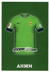 Sticker Анжи (домашняя форма) - Russian Premier League 2017-2018 - Panini