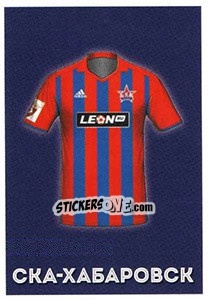 Sticker СКА-Хабаровск (домашняя форма) - Russian Premier League 2017-2018 n. 33 - Panini