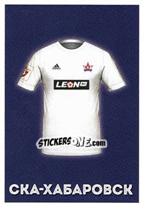 Sticker СКА-Хабаровск (гостевая форма) - Russian Premier League 2017-2018 n. 34 - Panini